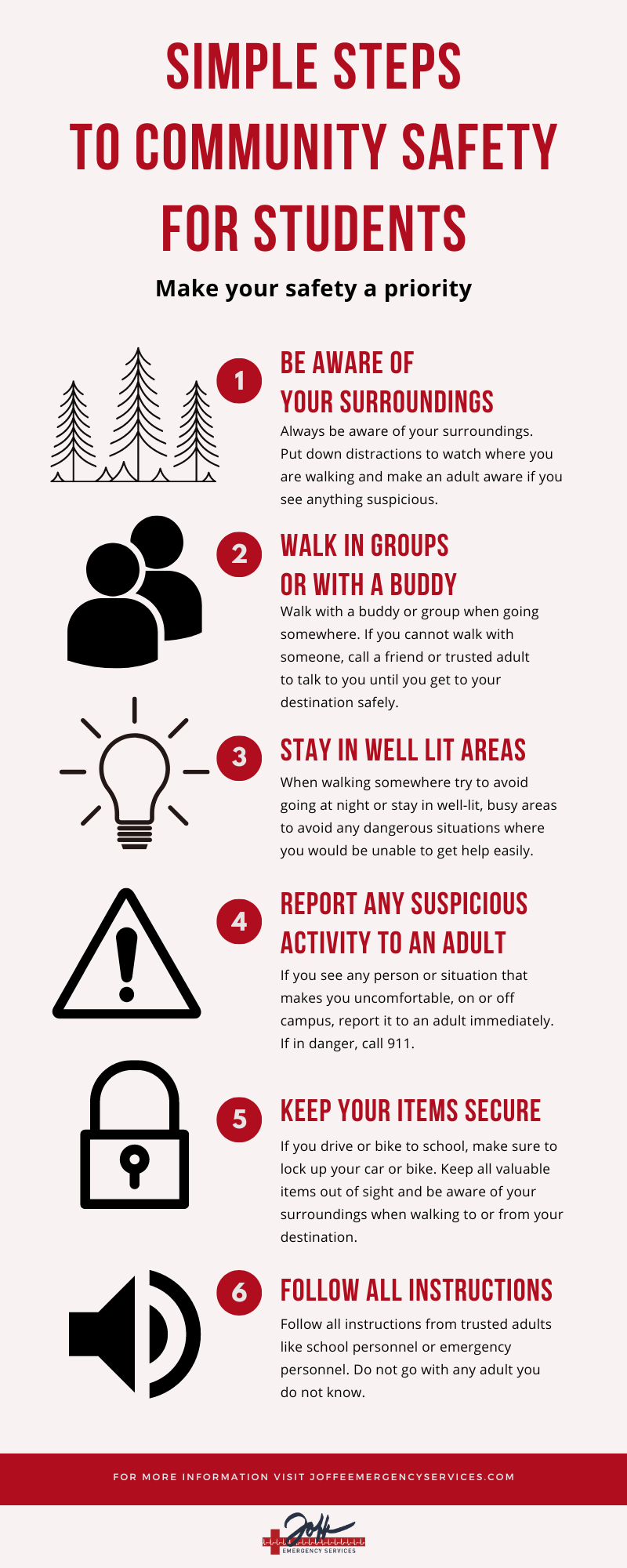 Simple Steps To Community Safety For Students